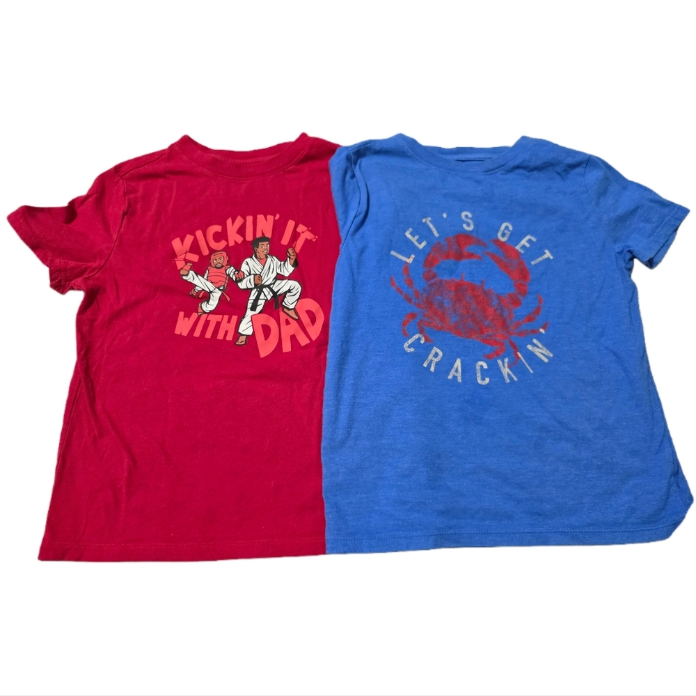Cat & Jack - 2 Graphic Tees For Boys